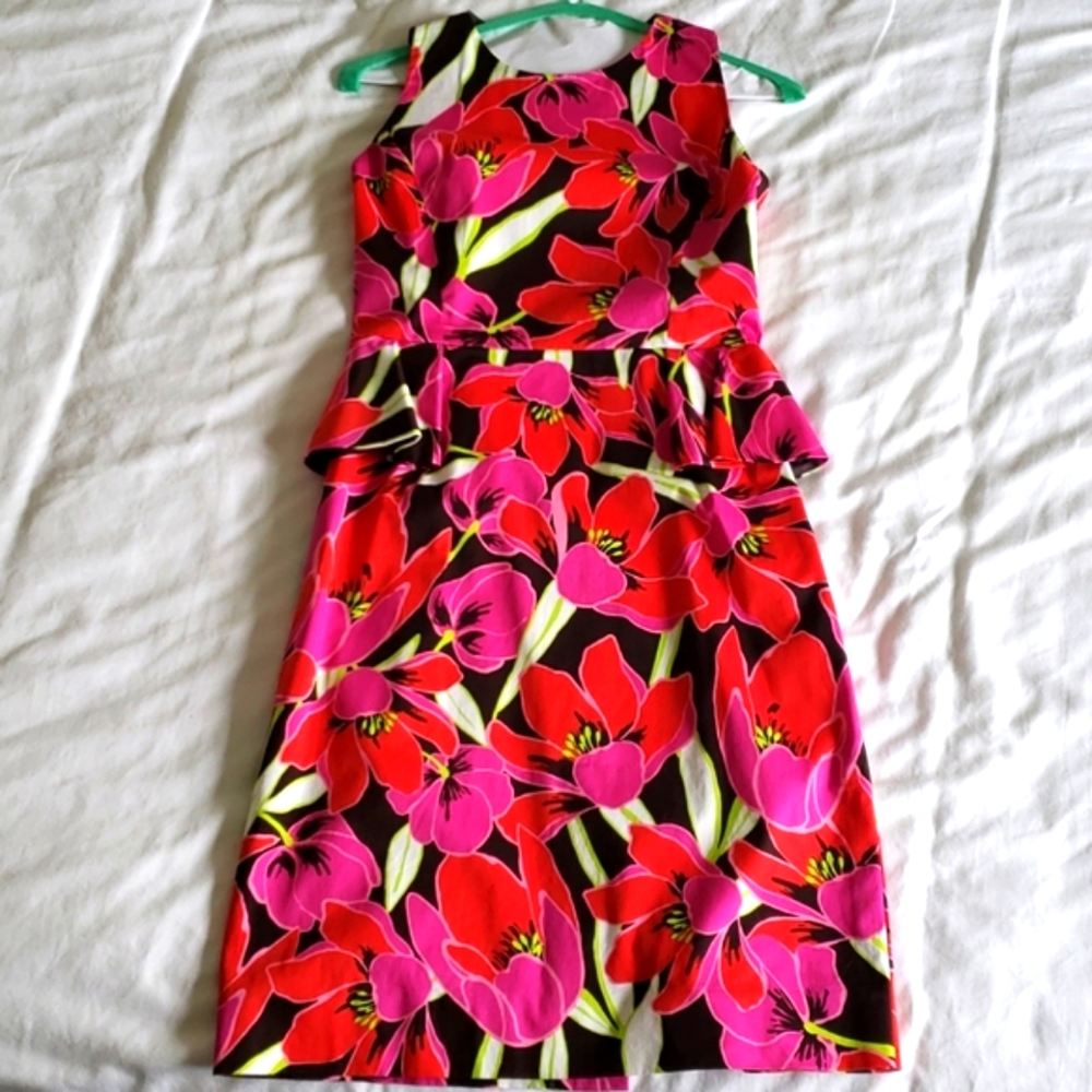 NWOT kate spade new york Floral Peplum Dress